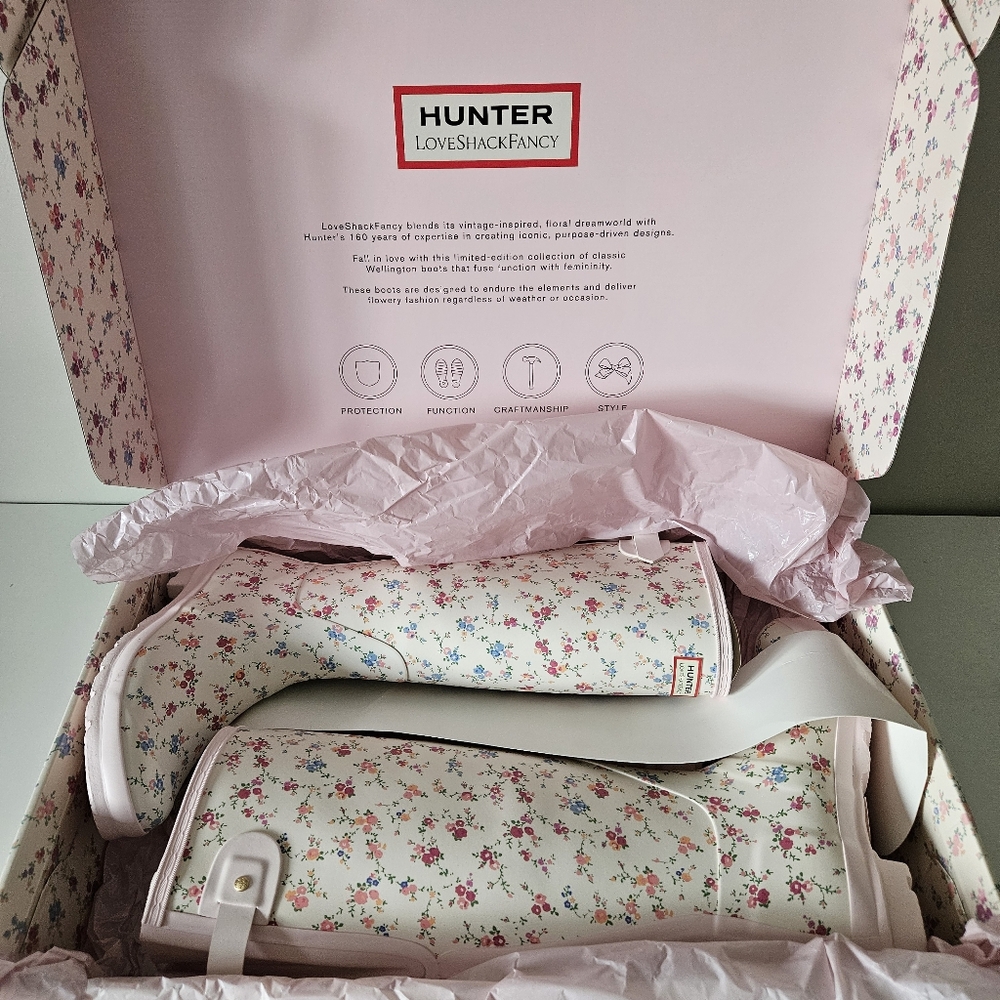 LoveShackFancy x Hunter Sunrise Patchwork Confett… - image 5